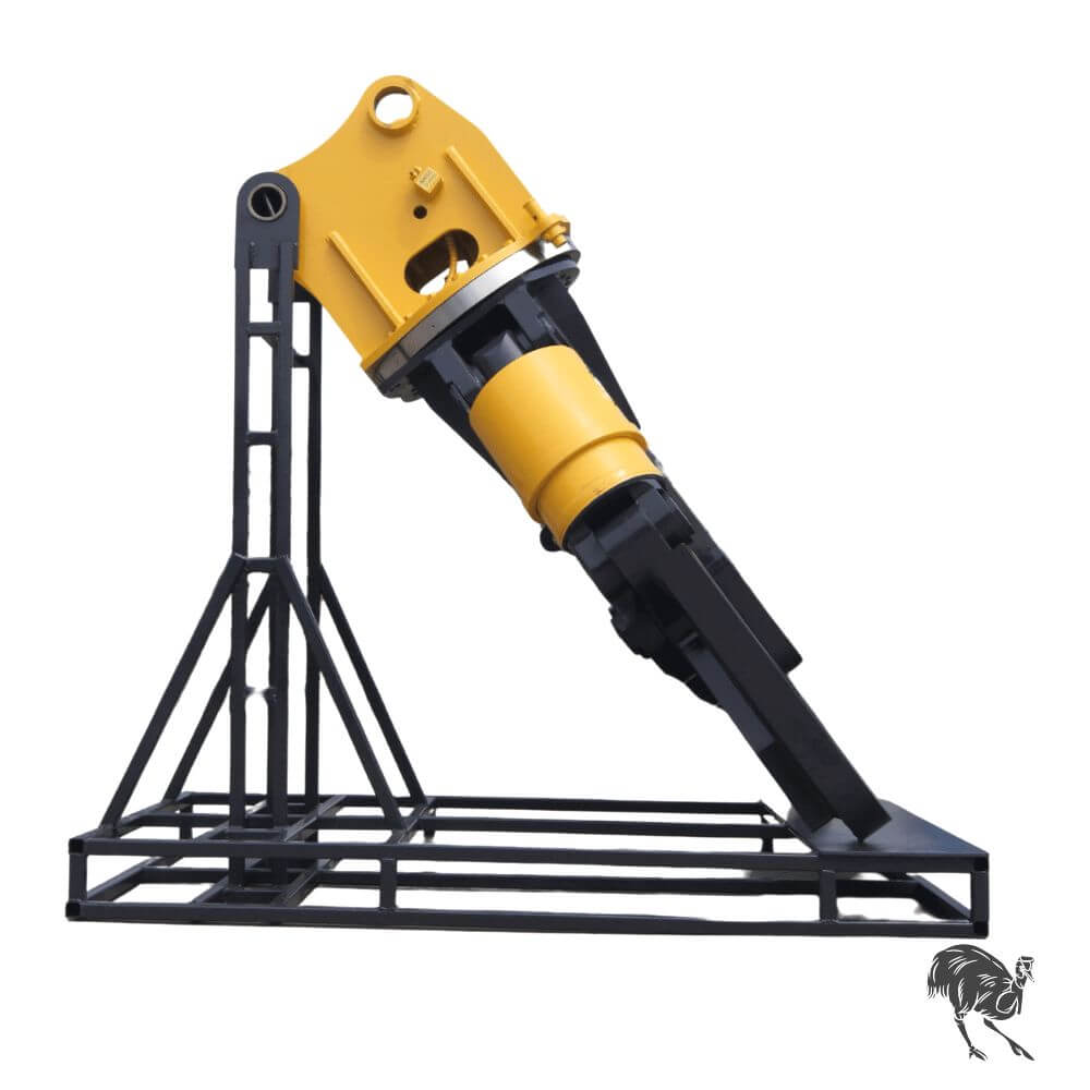 Excavator Attachment Rotating Multiprocessor Shear Jaw