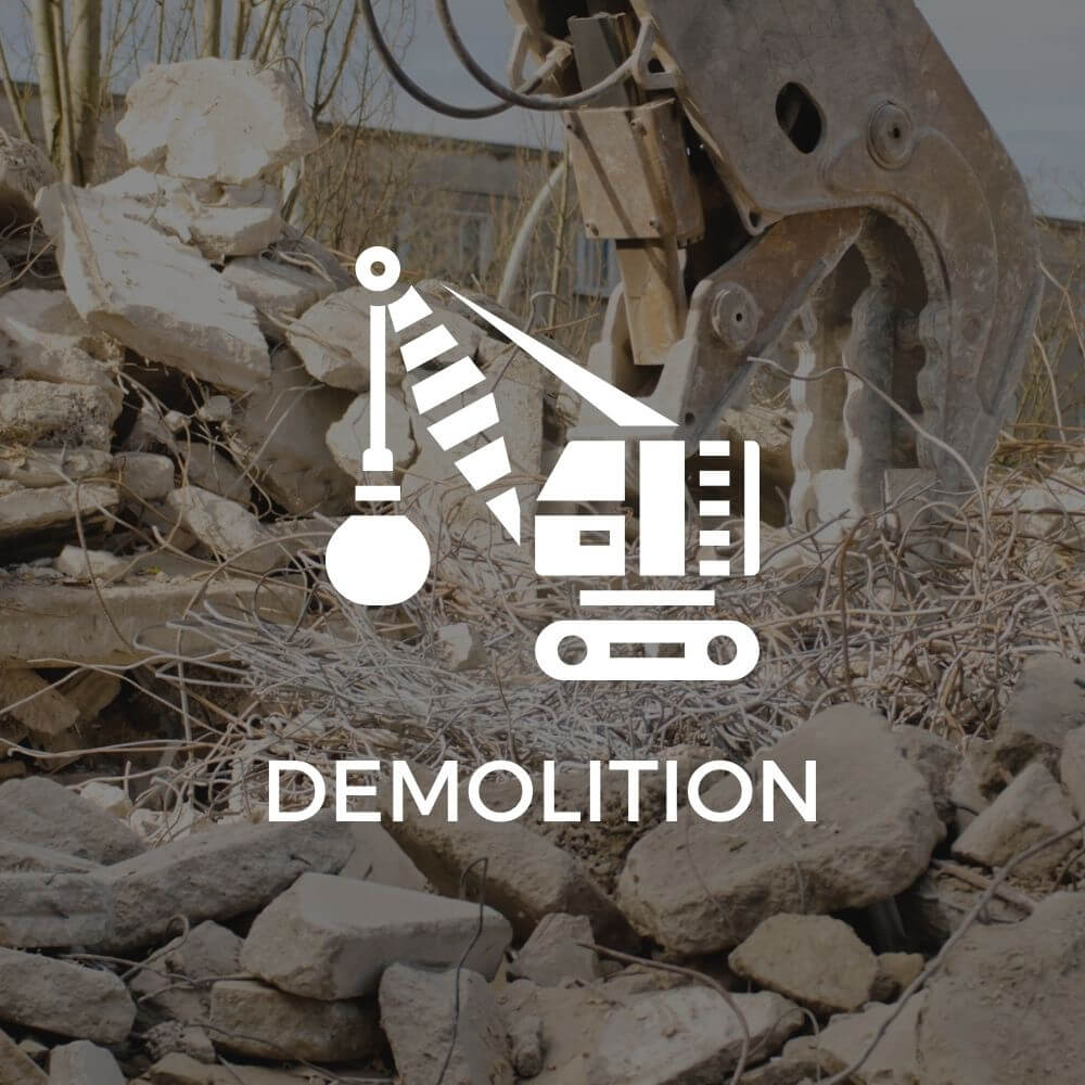 Excavator Attachments Application Demoliton