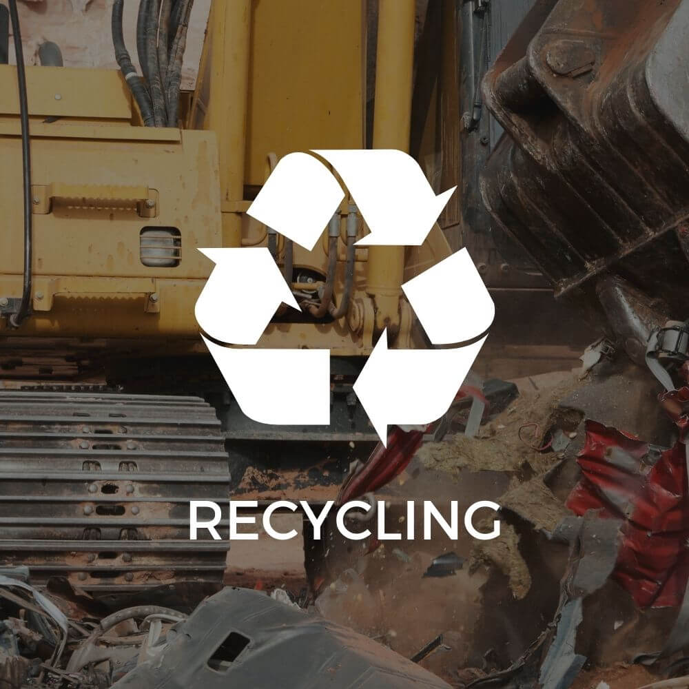 Excavator Attachments Application Recycling