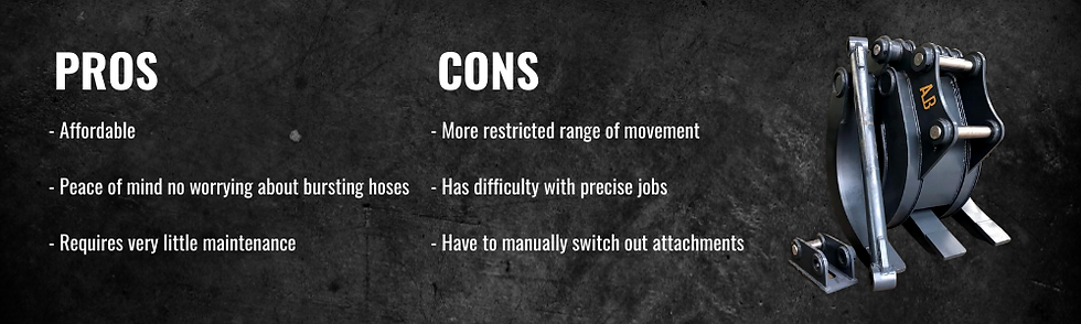 Pros and cons of mechanical grabs