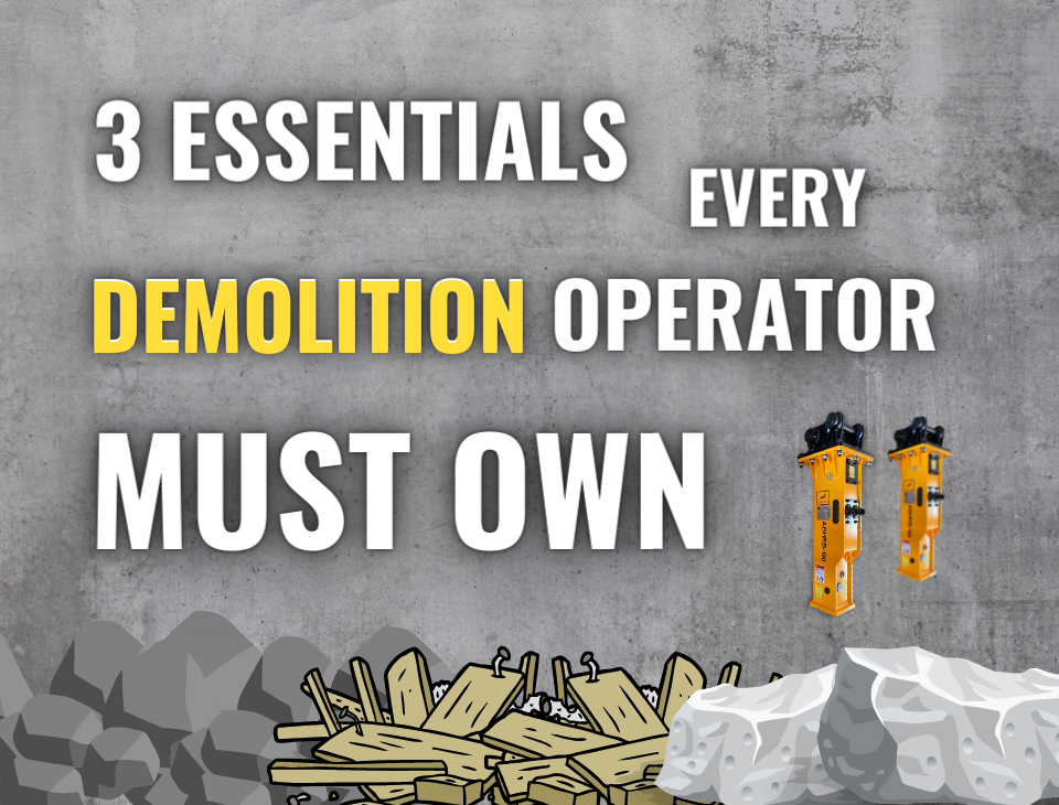 Here's 3 Essentials Every Demolition Operator Must Own! | Aussie Buckets