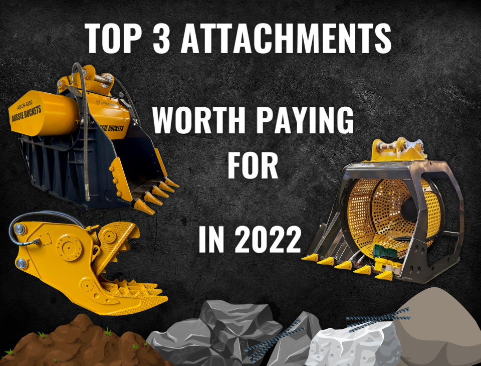TOP 3 ATTACHMENTS WORTH PAYING FOR IN 2022!