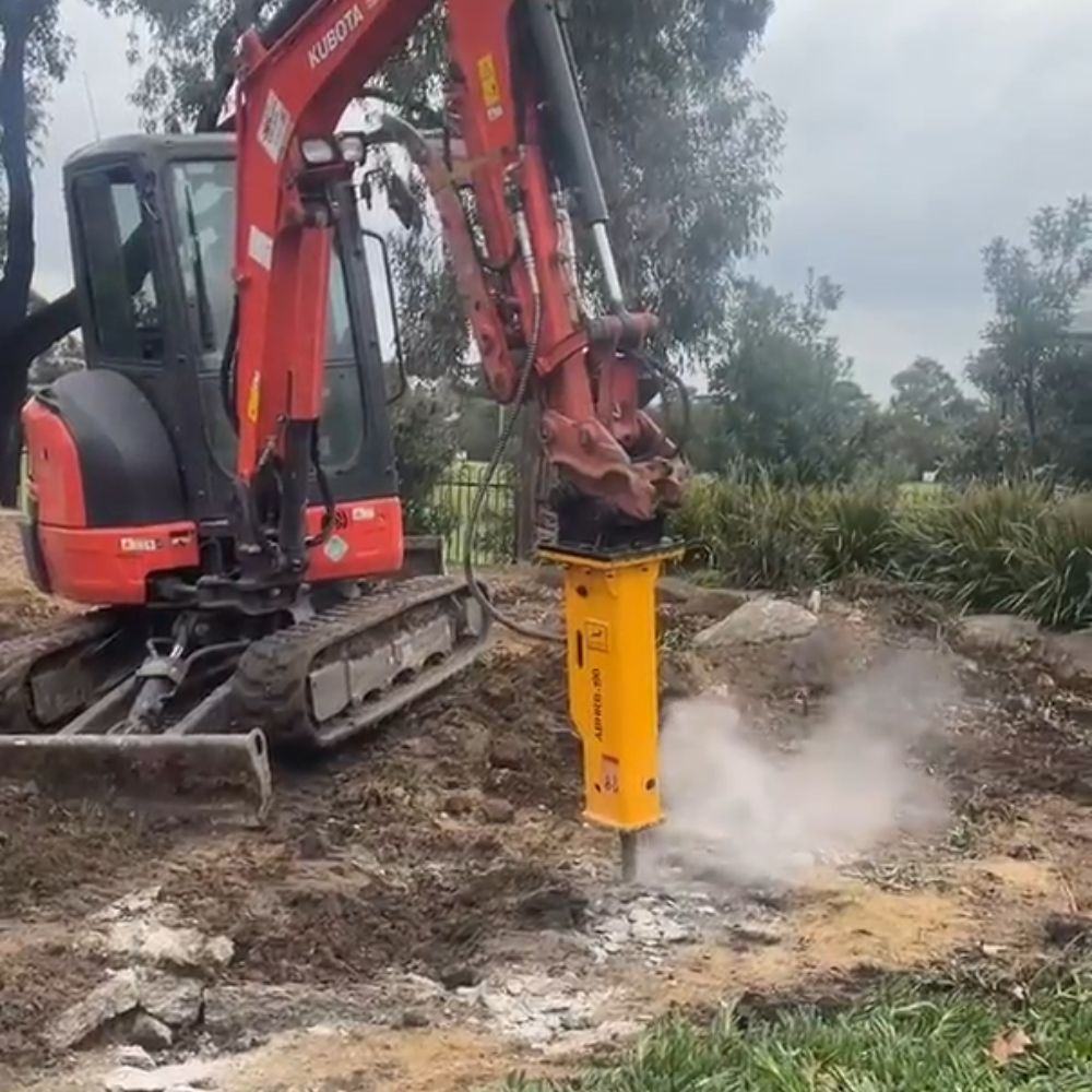 Aussie Buckets Excavator Attachments Supplier Rock Breaker Hammer